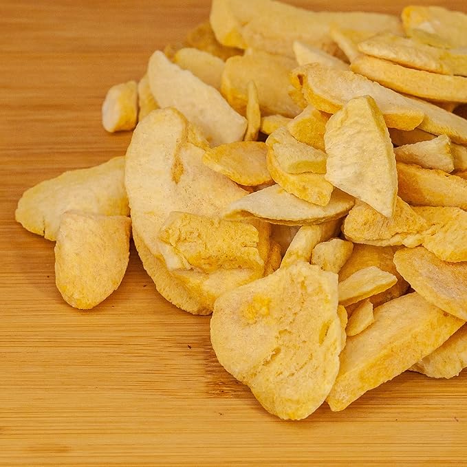 Survival Grocery Freeze Dried Peaches – All-Natural, No Added Sugar or Preservatives, Rich in Vitamin C & Fiber, Long Shelf Life, Healthy Snack for Yogurt, Smoothies, Baking & On-the-Go (24 oz./4 Bags)