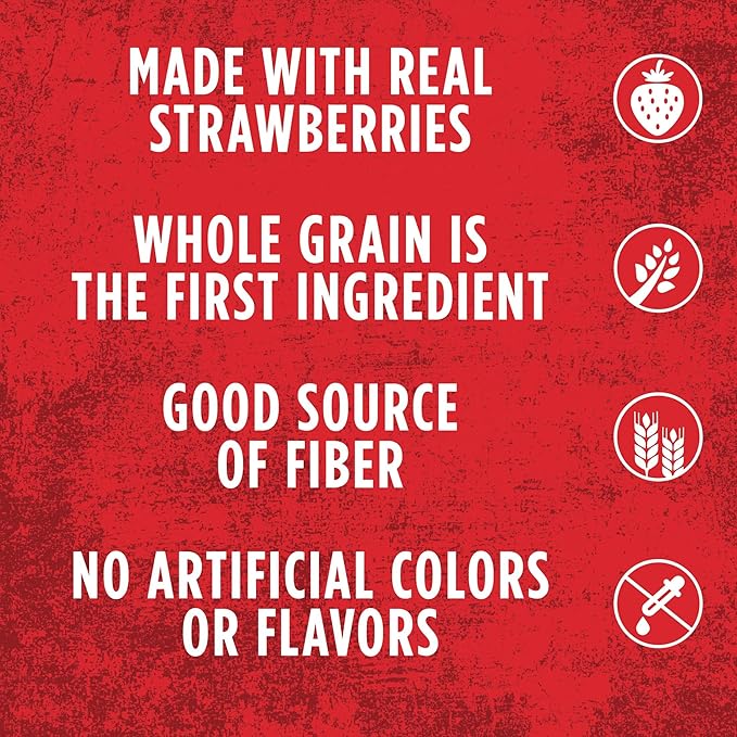 Kellogg’s Special K Breakfast Cereal Cups, 11 Vitamins and Minerals, Made with Real Strawberries, Red Berries, 30oz Case (12 Cups)
