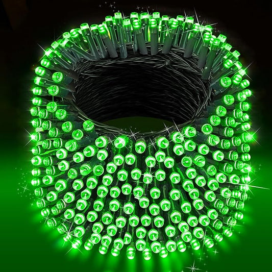 XURISEN 551FT Christmas Lights, 1400 LED Super Long String Lights 8 Modes & Memory Timer Plug in Twinkle Fairy Lights Decor for Home Xmas Party Wedding