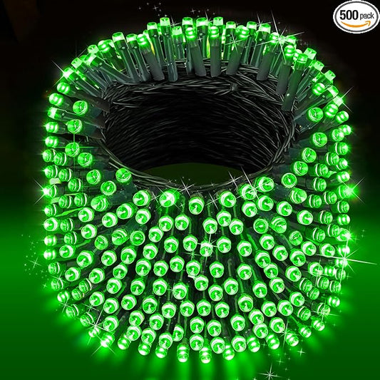 XURISEN 200FT Super Long String Lights, 500 LED 8 Modes & Memory Timer Plug in Twinkle Fairy Lights Decor for Home Xmas Party Wedding