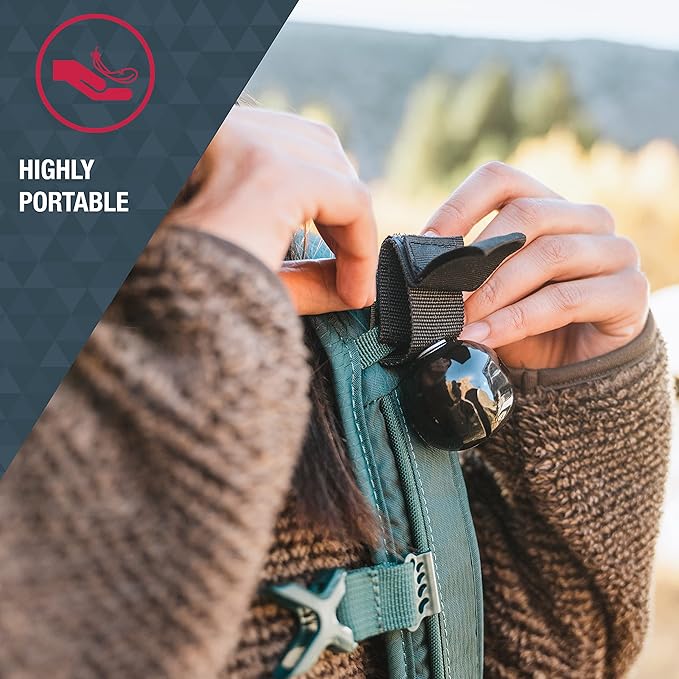 SABRE Frontiersman Bear Bell, Magnetic Silencer, Durable Hook and Loop Strap Attachment, Helps To Prevent Startling Bears While Hiking