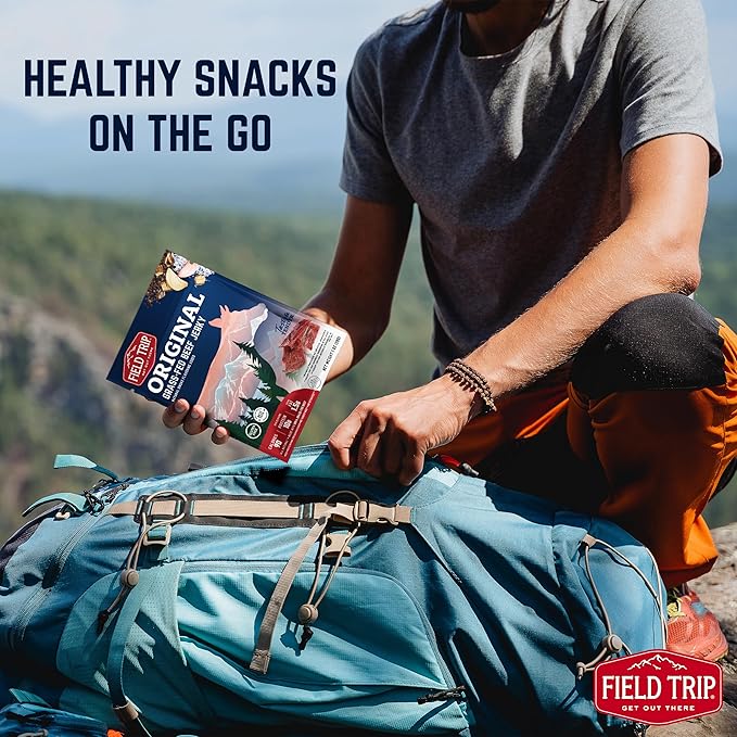 Field Trip Beef Jerky, Original, 1 Oz Bag, 12 Bags/carton
