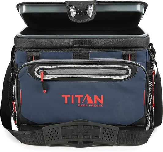 Titan by Arctic Zone 30 Can Zipperless Soft Cooler with HardBody Liner