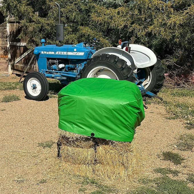 RENEGADE Industrial Tarp 8x6 ft Green – Heavy Duty, Waterproof, UV-Resistant, PFAS-Free – Multi-Purpose Cover for Camping, Landscaping, Construction & Vehicle Use